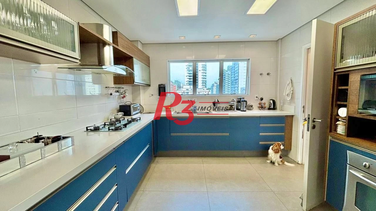 Apartamento com 3 dormitórios à venda, 232 m² por R$ 3.990.000,00 - Embaré - Santos/SP