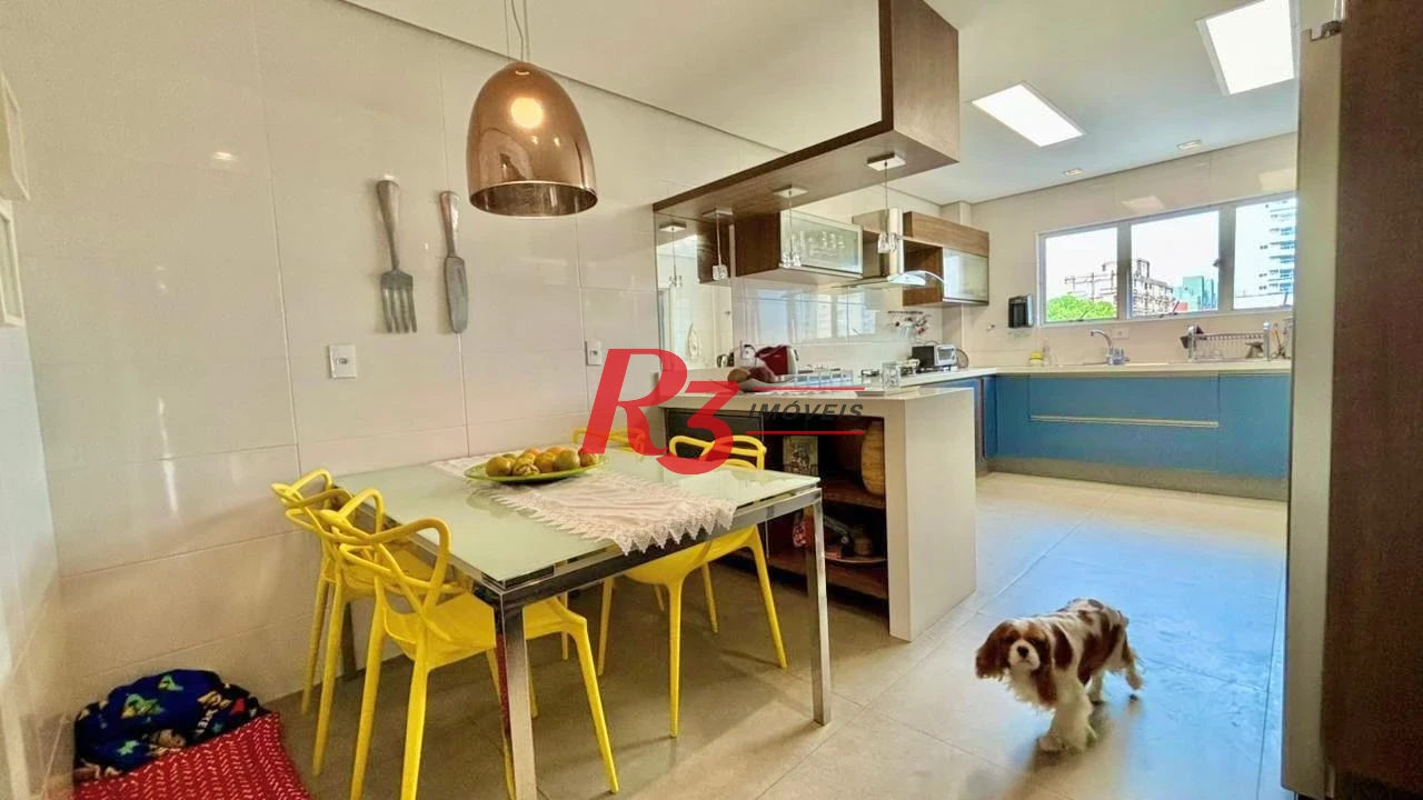 Apartamento com 3 dormitórios à venda, 232 m² por R$ 3.990.000,00 - Embaré - Santos/SP