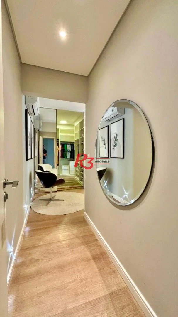 Apartamento com 3 dormitórios à venda, 232 m² por R$ 3.990.000,00 - Embaré - Santos/SP