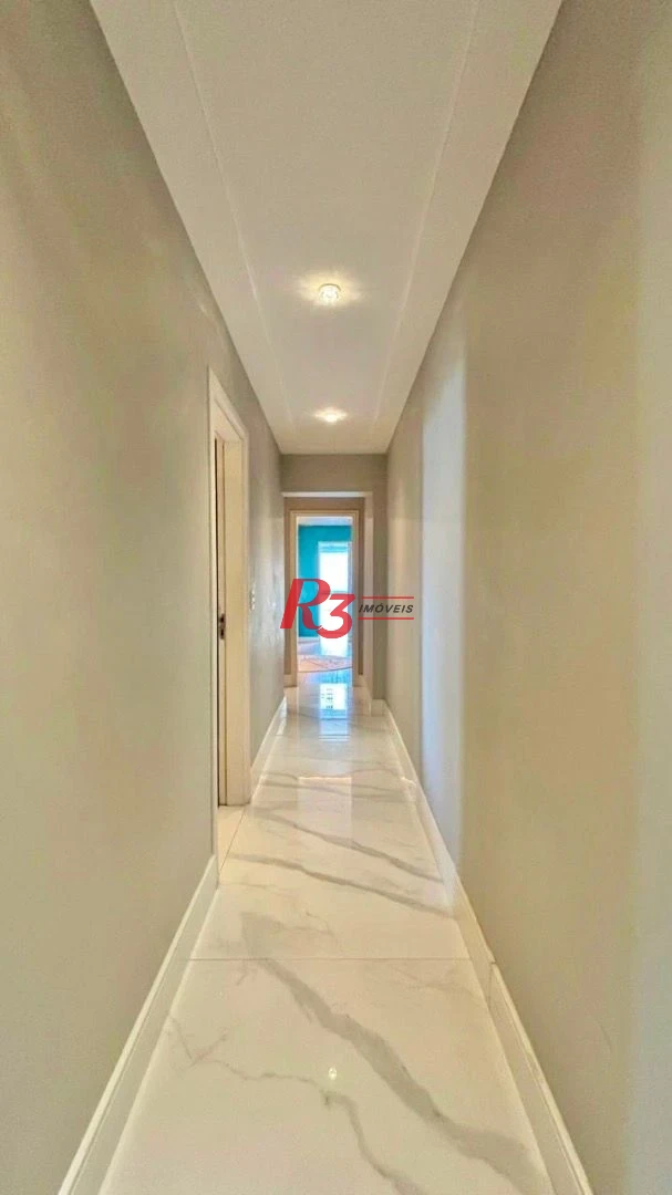 Apartamento com 3 dormitórios à venda, 232 m² por R$ 3.990.000,00 - Embaré - Santos/SP