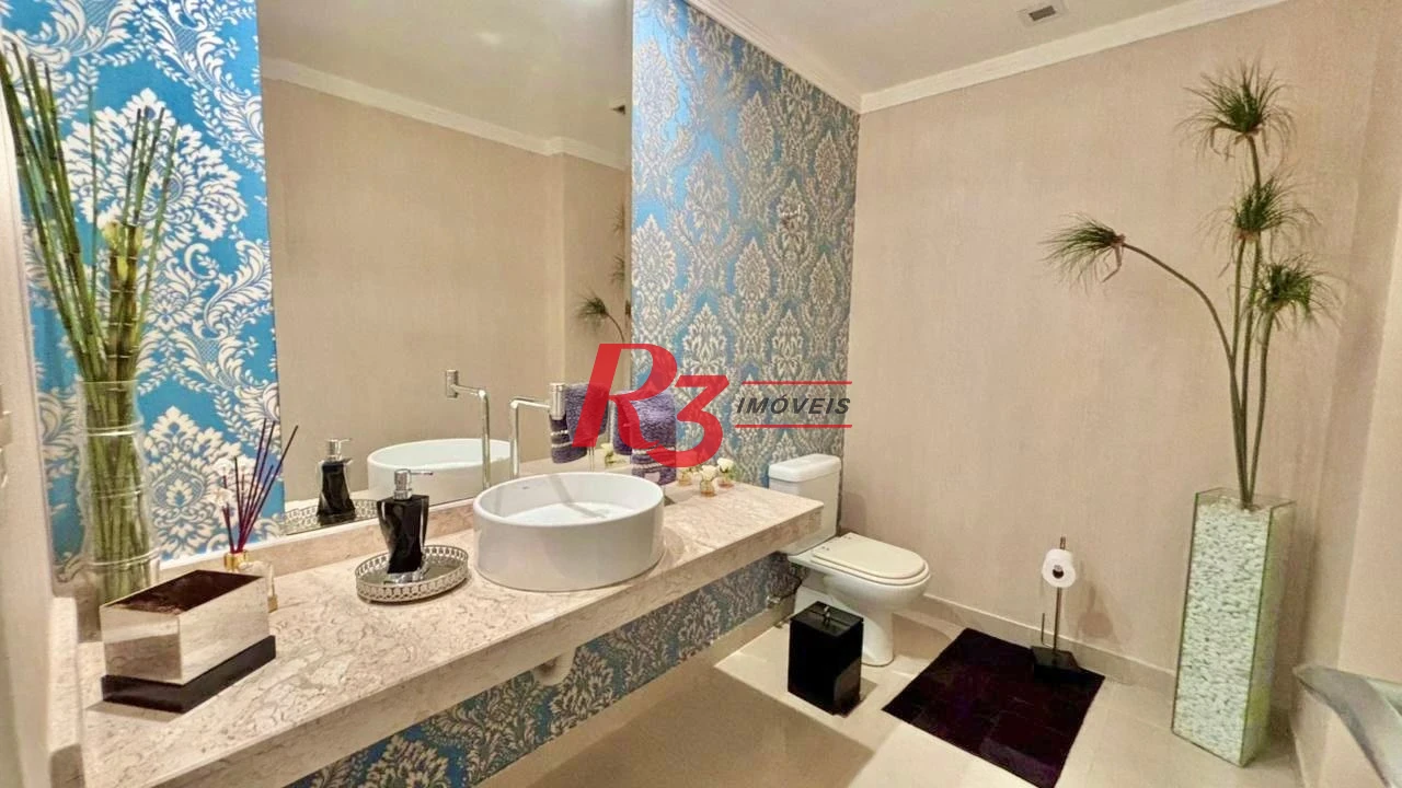Apartamento com 3 dormitórios à venda, 232 m² por R$ 3.990.000,00 - Embaré - Santos/SP