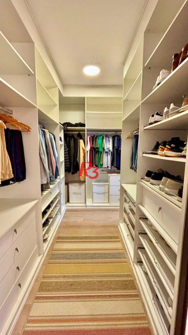 Apartamento com 3 dormitórios à venda, 232 m² por R$ 3.990.000,00 - Embaré - Santos/SP