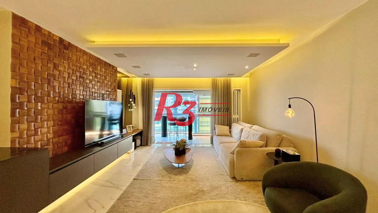Apartamento com 3 dormitórios à venda, 232 m² por R$ 3.990.000,00 - Embaré - Santos/SP