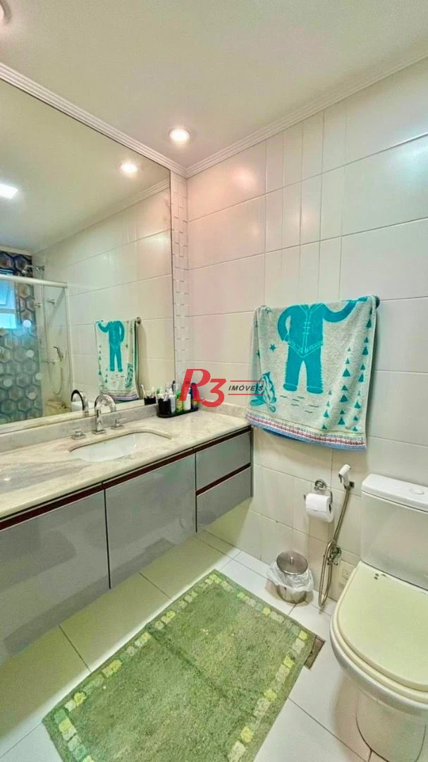 Apartamento com 3 dormitórios à venda, 232 m² por R$ 3.990.000,00 - Embaré - Santos/SP