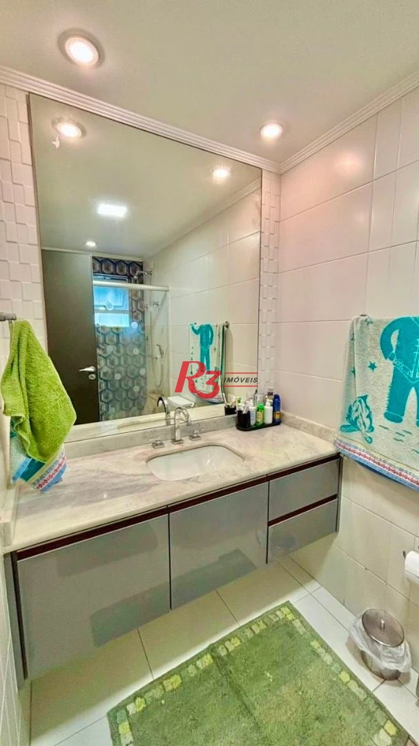 Apartamento com 3 dormitórios à venda, 232 m² por R$ 3.990.000,00 - Embaré - Santos/SP