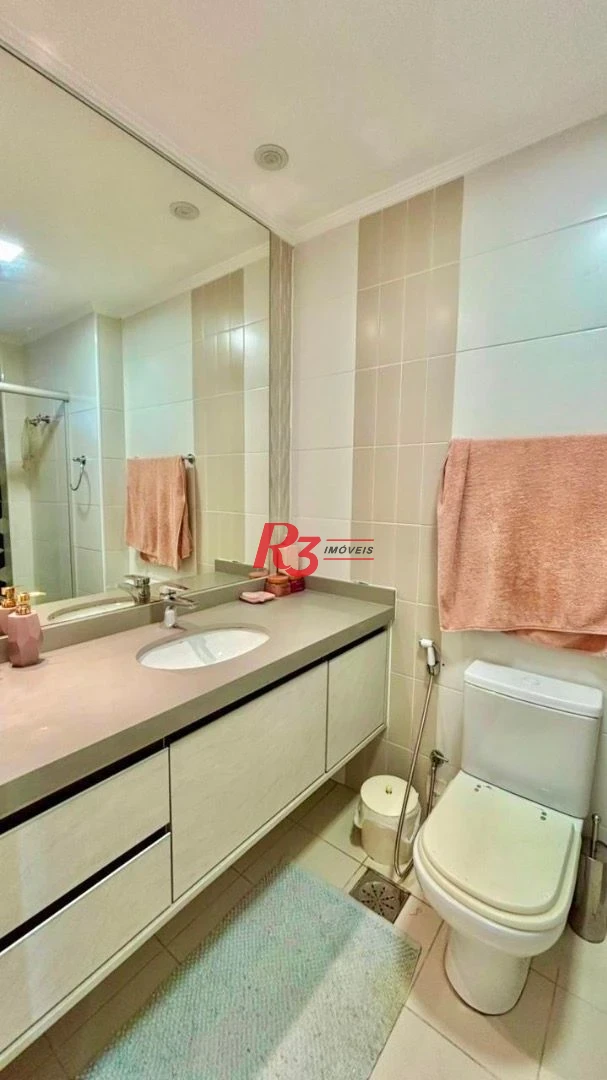 Apartamento com 3 dormitórios à venda, 232 m² por R$ 3.990.000,00 - Embaré - Santos/SP