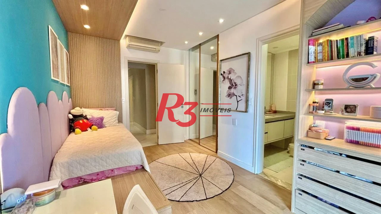 Apartamento com 3 dormitórios à venda, 232 m² por R$ 3.990.000,00 - Embaré - Santos/SP