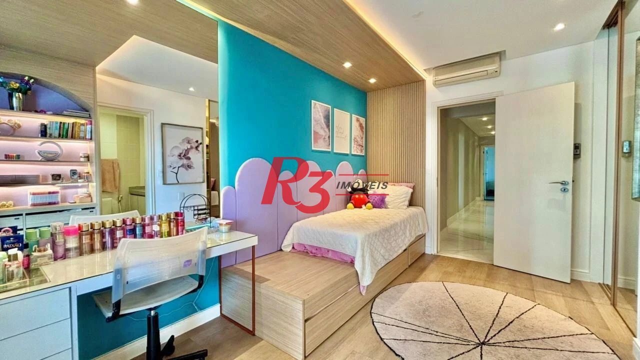 Apartamento com 3 dormitórios à venda, 232 m² por R$ 3.990.000,00 - Embaré - Santos/SP