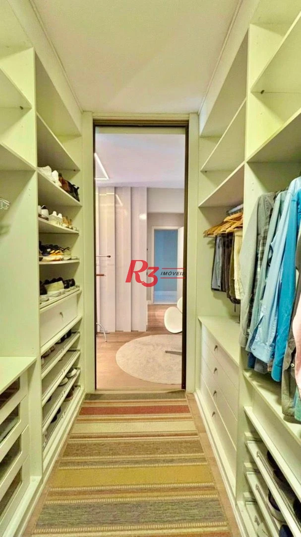 Apartamento com 3 dormitórios à venda, 232 m² por R$ 3.990.000,00 - Embaré - Santos/SP