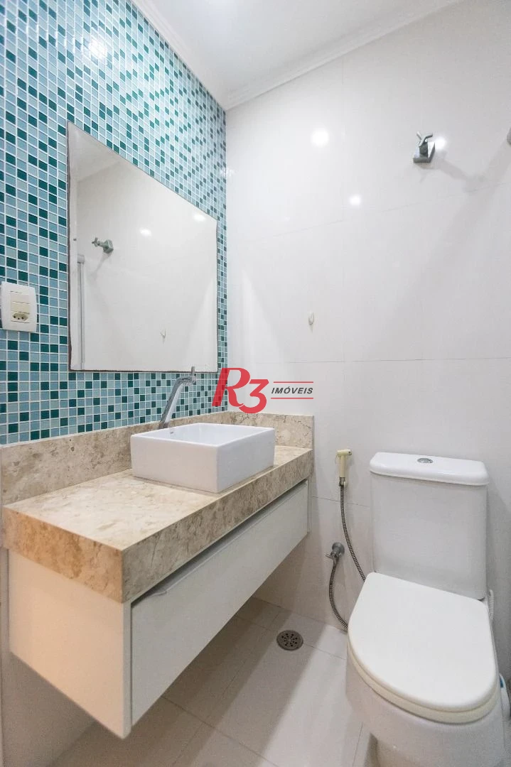 Apartamento para alugar, 75 m² por R$ 3.500,02/mês - Embaré - Santos/SP