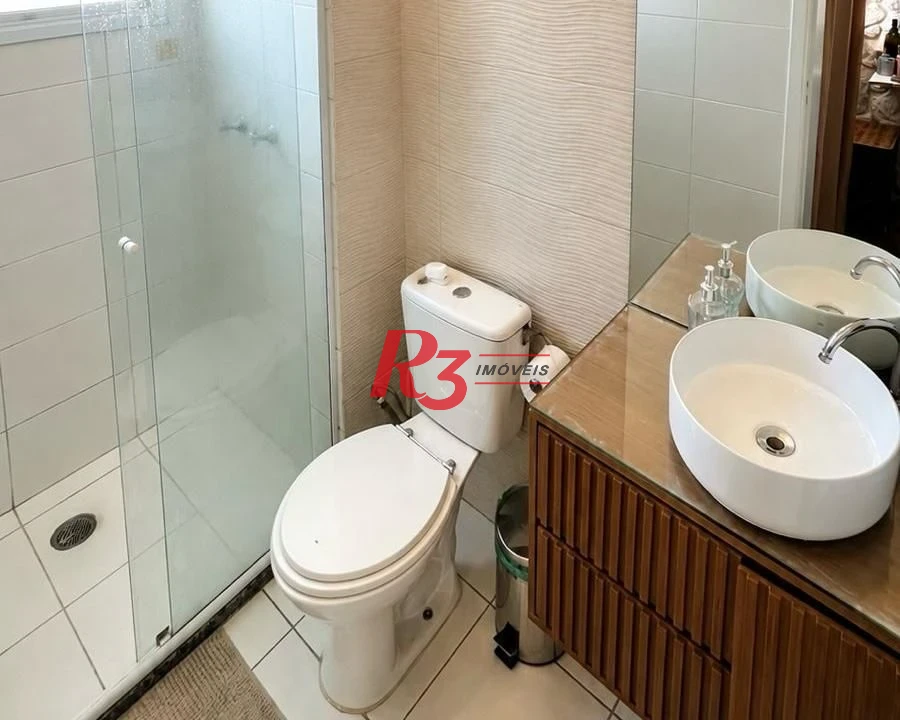 Apartamento para alugar, 70 m² por R$ 5.900,02/mês - Vila Matias - Santos/SP