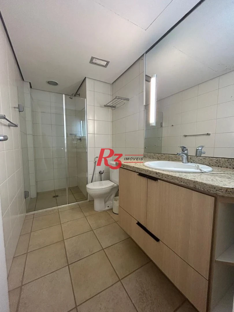 Flat com 2 dormitórios para alugar, 60 m² por R$ 6.000,00/mês - Boqueirão - Santos/SP
