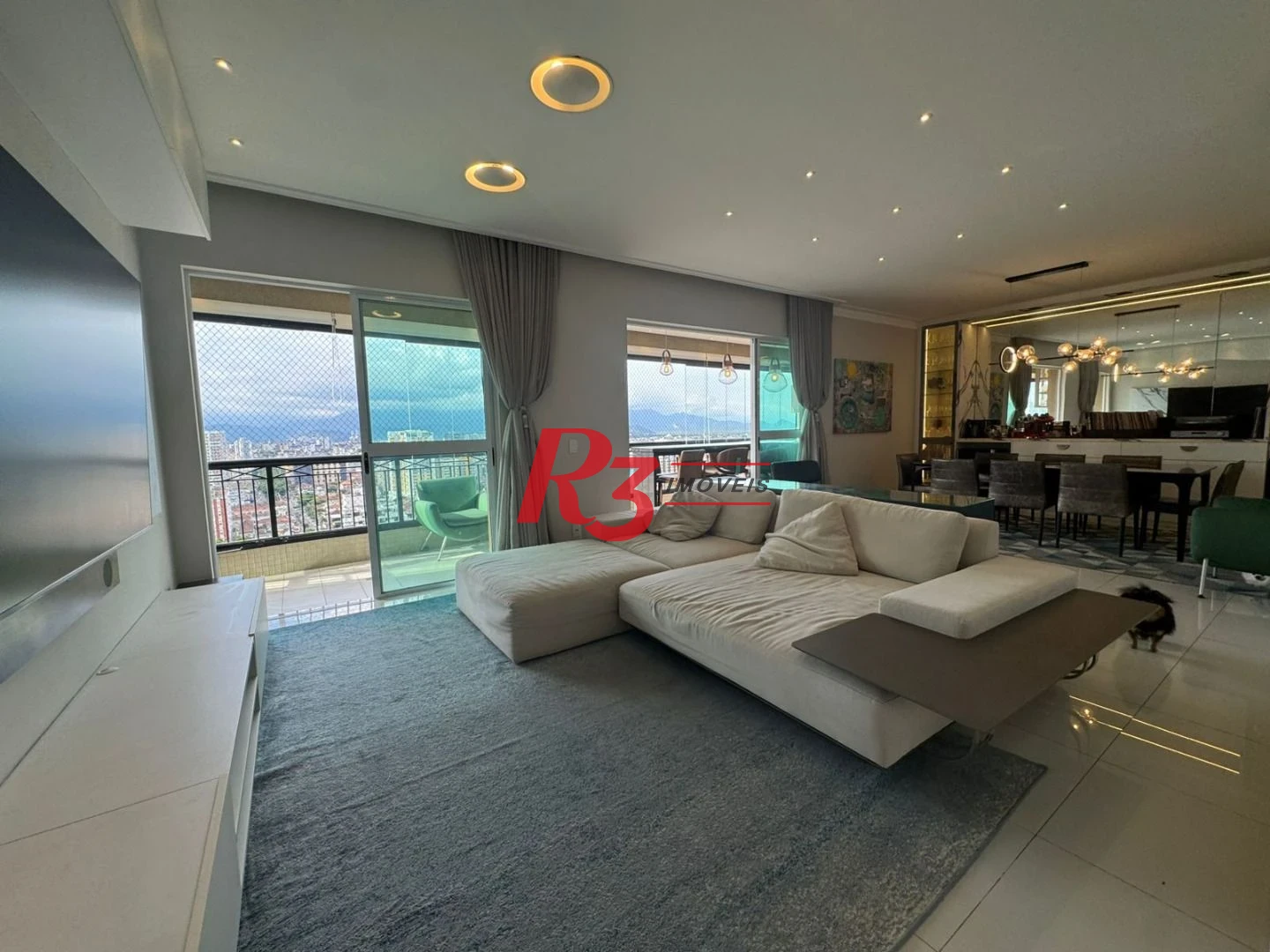 Apartamento com 3 dormitórios à venda, 204 m² por R$ 3.179.000,00 - Vila Rica - Santos/SP