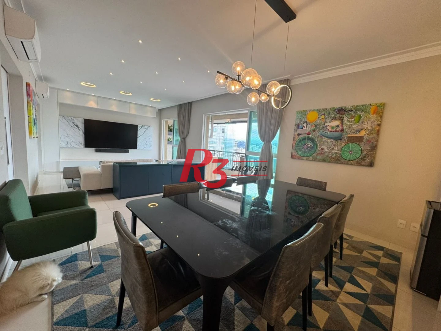 Apartamento com 3 dormitórios à venda, 204 m² por R$ 3.179.000,00 - Vila Rica - Santos/SP