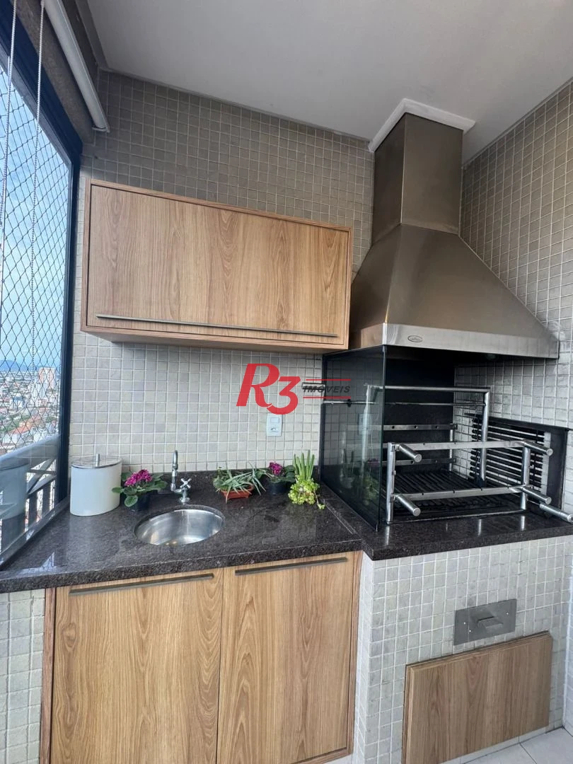 Apartamento com 3 dormitórios à venda, 204 m² por R$ 3.179.000,00 - Vila Rica - Santos/SP
