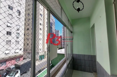 Apartamento com 1 dormitório à venda, 58 m² por R$ 300.000,00 - José Menino - Santos/SP