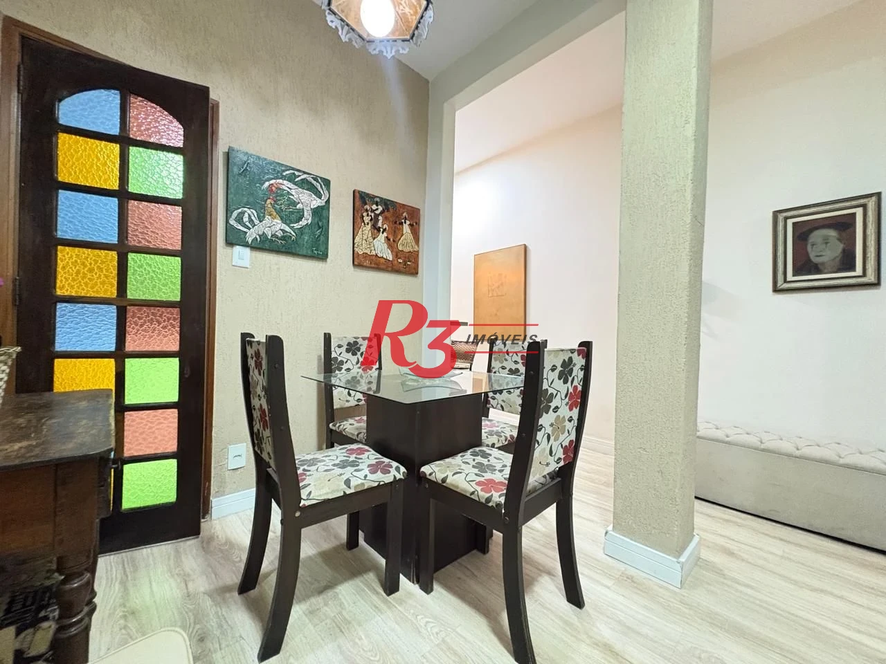 Apartamento com 1 dormitório para alugar, 64 m² por R$ 4.200,02/mês - Boqueirão - Santos/SP