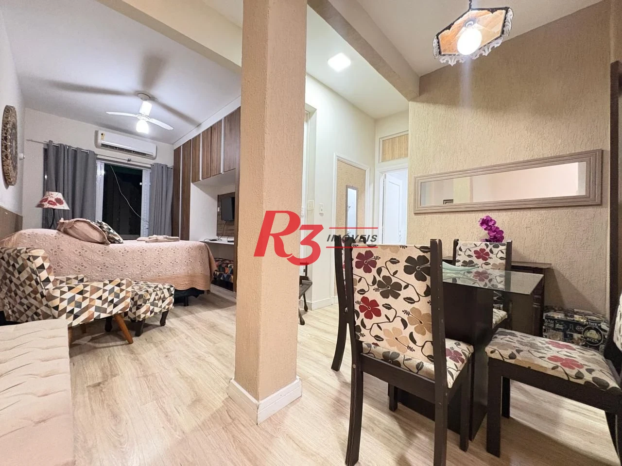 Apartamento com 1 dormitório para alugar, 64 m² por R$ 4.200,02/mês - Boqueirão - Santos/SP