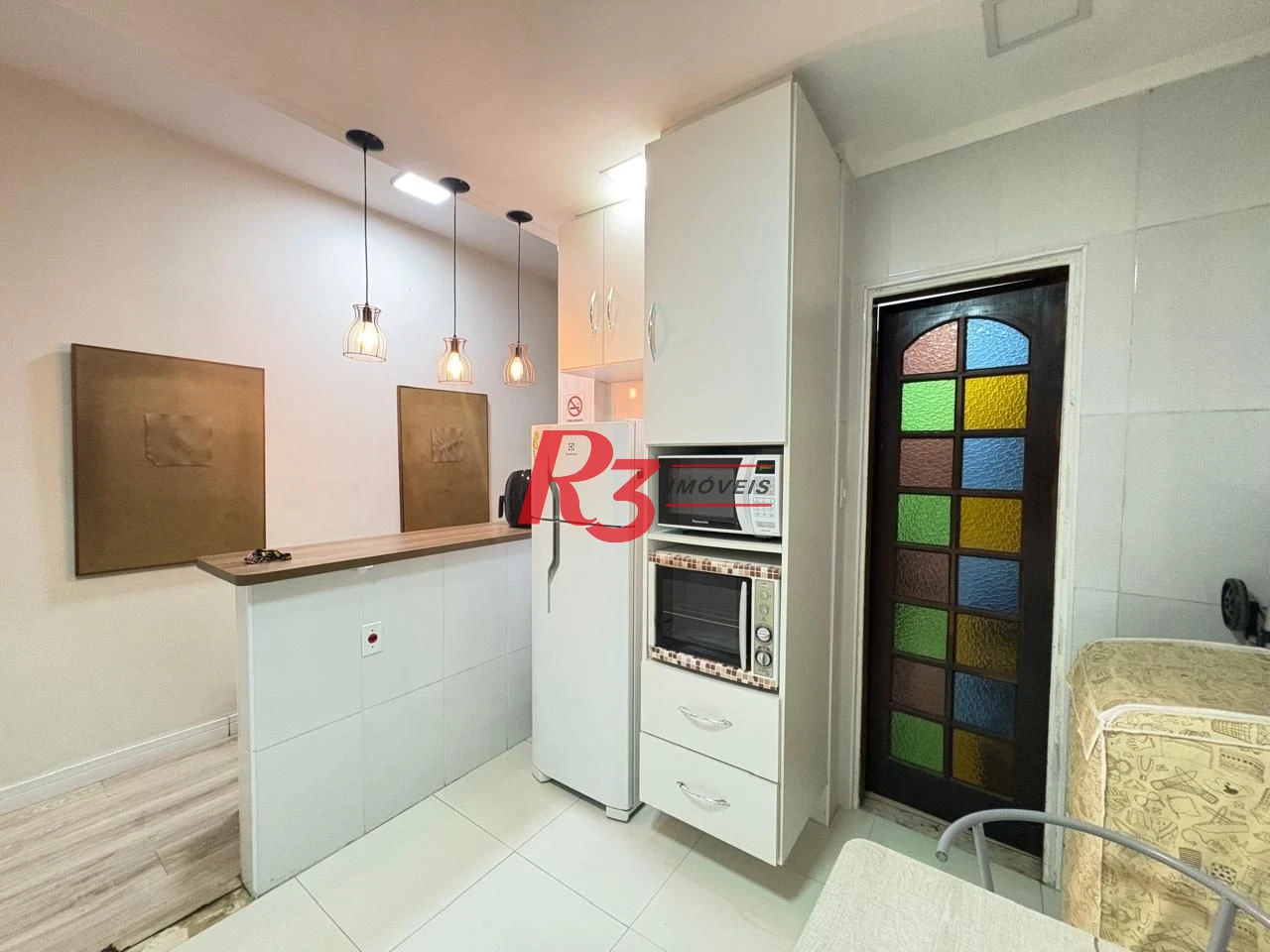 Apartamento com 1 dormitório para alugar, 64 m² por R$ 4.200,02/mês - Boqueirão - Santos/SP