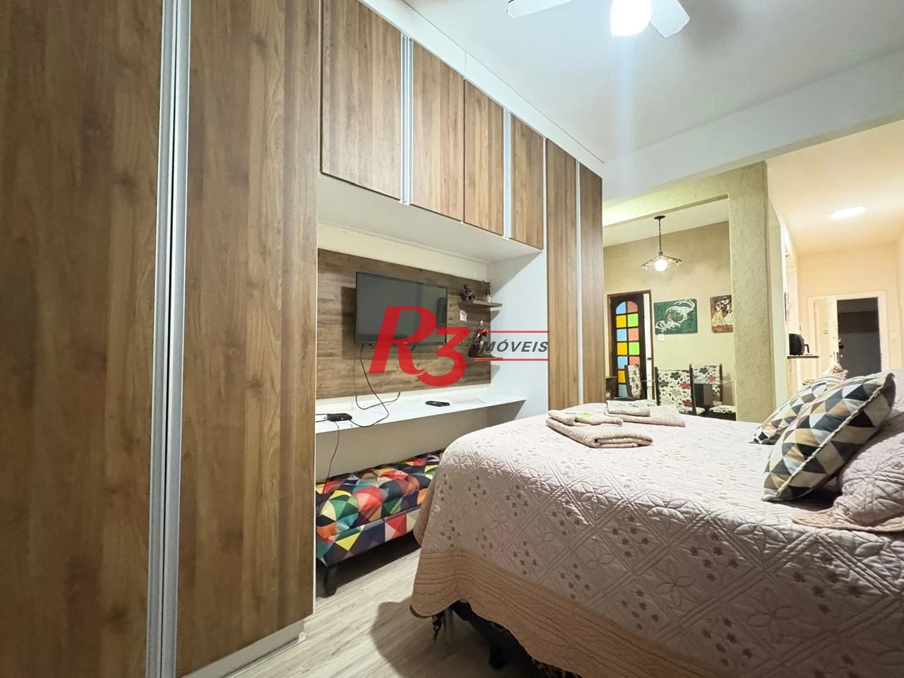 Apartamento com 1 dormitório para alugar, 64 m² por R$ 4.200,02/mês - Boqueirão - Santos/SP