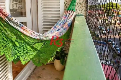 Apartamento para alugar, 64 m² por R$ 4.500,02/mês - Boqueirão - Santos/SP
