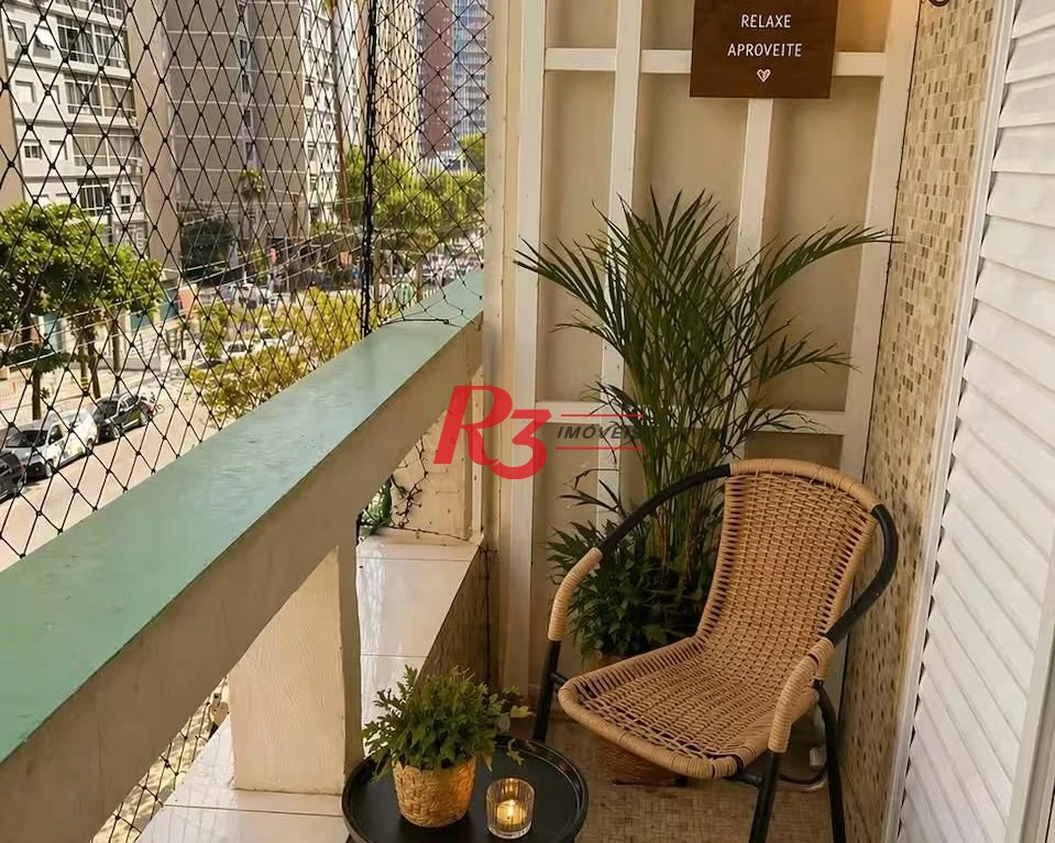 Apartamento para alugar, 64 m² por R$ 4.500,02/mês - Boqueirão - Santos/SP