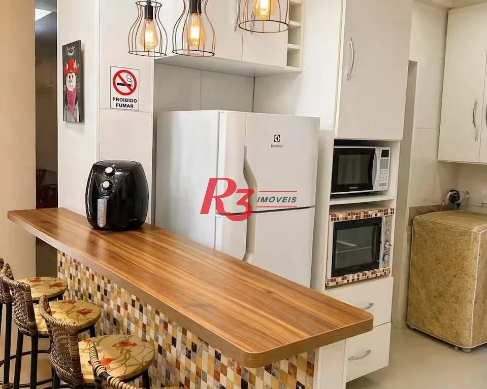 Apartamento para alugar, 64 m² por R$ 4.500,02/mês - Boqueirão - Santos/SP