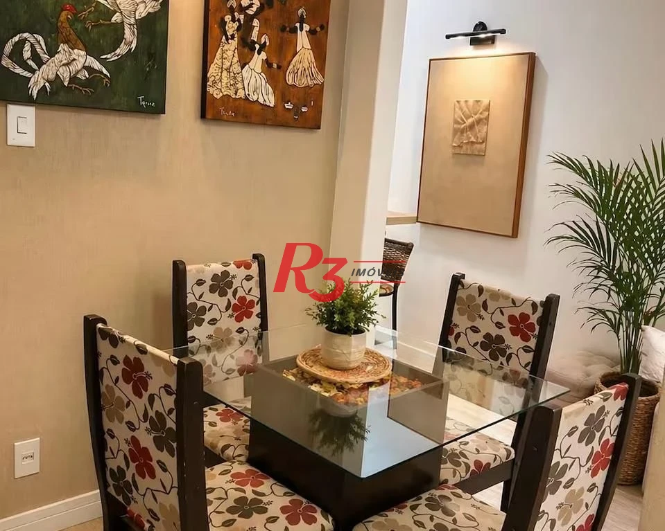 Apartamento para alugar, 64 m² por R$ 4.500,02/mês - Boqueirão - Santos/SP