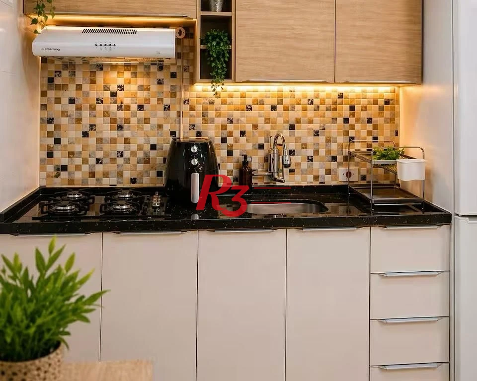Apartamento para alugar, 64 m² por R$ 4.500,02/mês - Boqueirão - Santos/SP