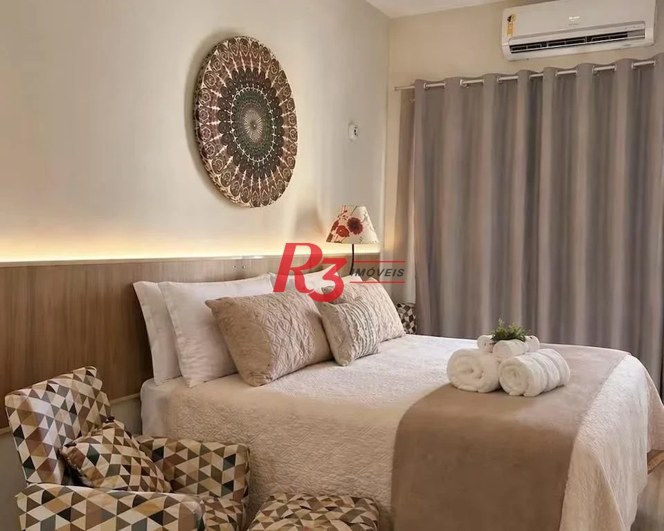 Apartamento para alugar, 64 m² por R$ 4.500,02/mês - Boqueirão - Santos/SP