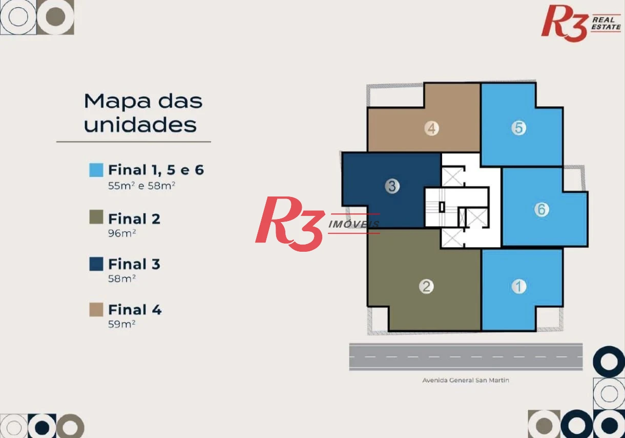 Apartamento com 1 dormitório à venda, 58 m² por R$ 840.000,00 - Ponta da Praia - Santos/SP