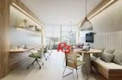 Apartamento com 1 dormitório à venda, 58 m² por R$ 840.000,00 - Ponta da Praia - Santos/SP