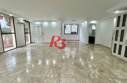 Apartamento com 3 dormitórios, 175 m² - venda por R$ 2.100.000,00 ou aluguel por R$ 11.400,00/mês - Boqueirão - Santos/SP