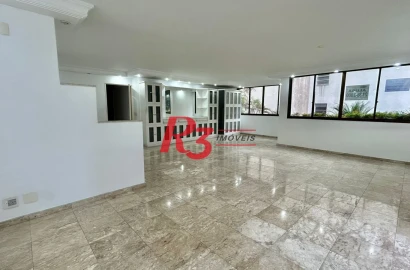 Apartamento com 3 dormitórios, 175 m² - venda por R$ 2.100.000,00 ou aluguel por R$ 11.400,00/mês - Boqueirão - Santos/SP