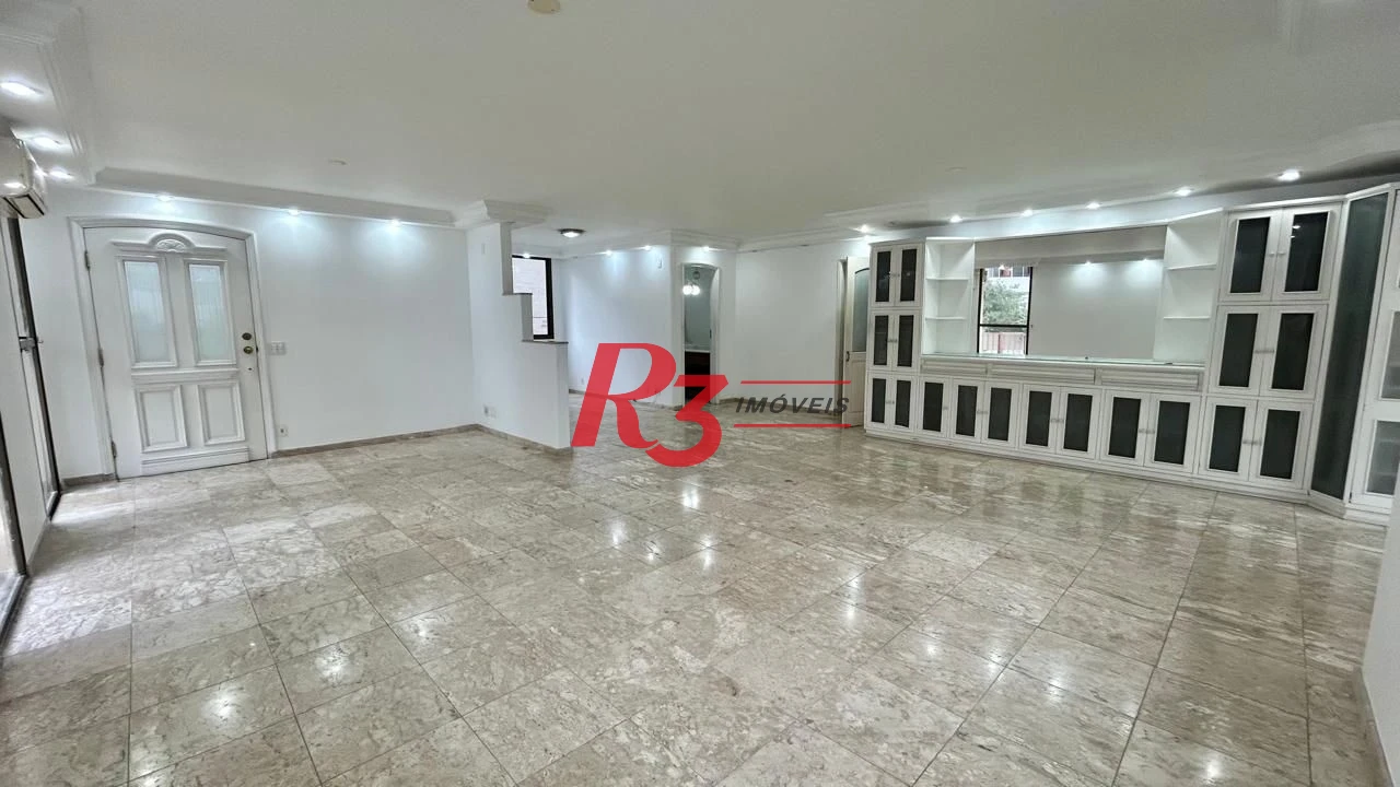 Apartamento com 3 dormitórios, 175 m² - venda por R$ 2.100.000,00 ou aluguel por R$ 11.400,00/mês - Boqueirão - Santos/SP