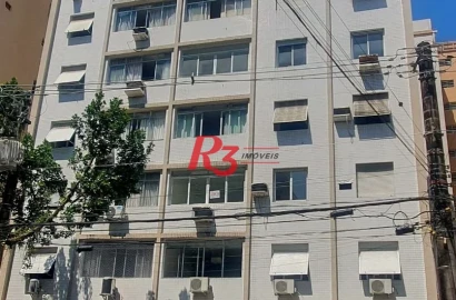 Apartamento com 3 dormitórios à venda, 120 m² por R$ 670.000,00 - Gonzaga - Santos/SP