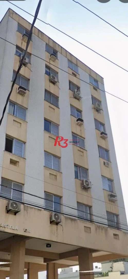 R3 vende!! Oportunidade à venda na Vila Mathias, 49 m², 1 quarto, 1 vaga, condição especial!!