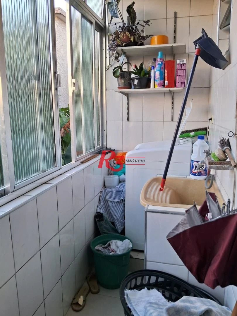 Apartamento com 2 dormitórios para alugar, 75 m² por R$ 3.000,02/mês - Campo Grande - Santos/SP