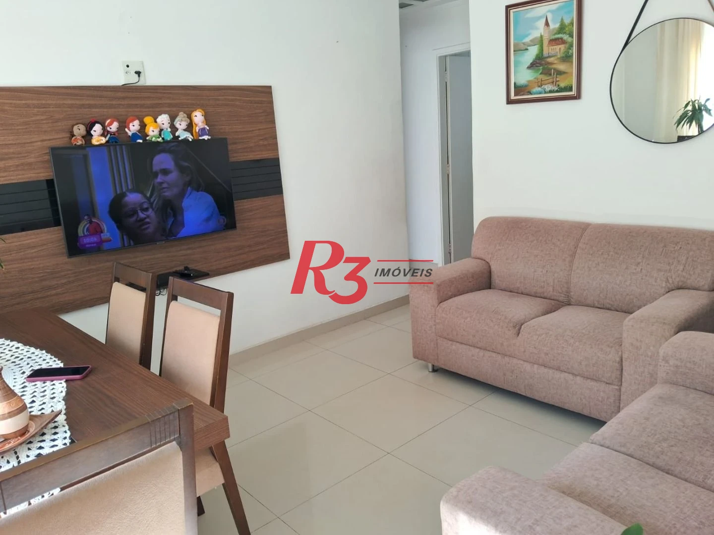 Apartamento com 2 dormitórios para alugar, 75 m² por R$ 3.000,02/mês - Campo Grande - Santos/SP