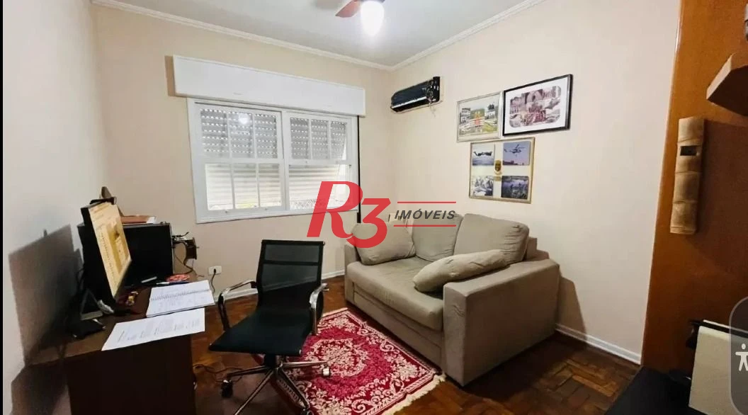 Apartamento com 3 dormitórios à venda, 122 m² por R$ 750.000,00 - Gonzaga - Santos/SP