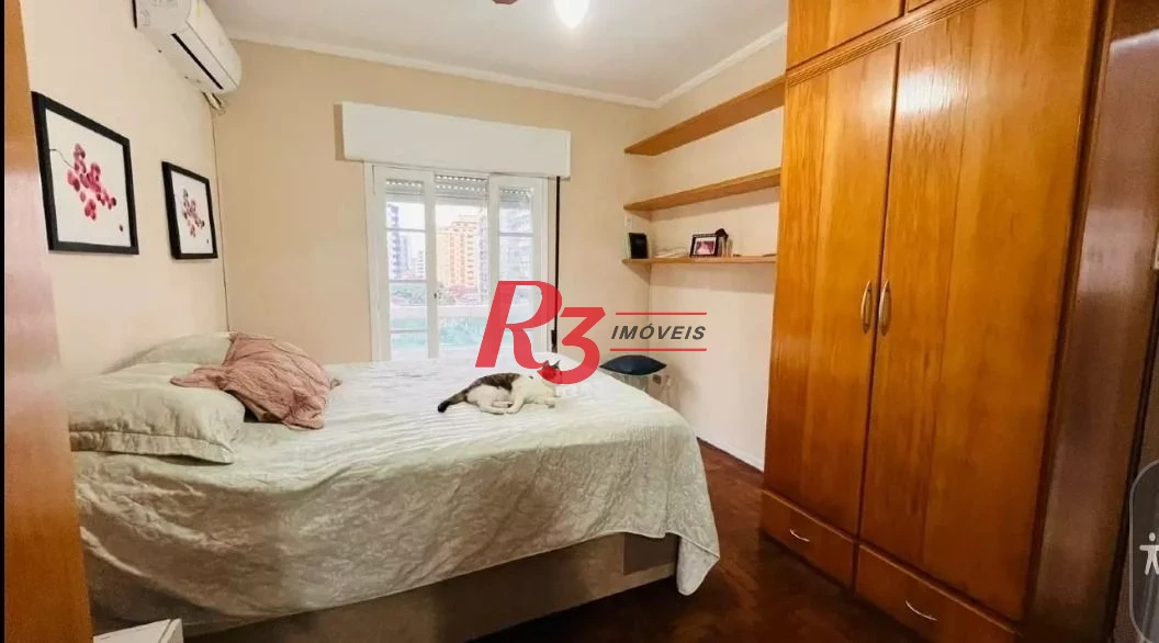 Apartamento com 3 dormitórios à venda, 122 m² por R$ 750.000,00 - Gonzaga - Santos/SP