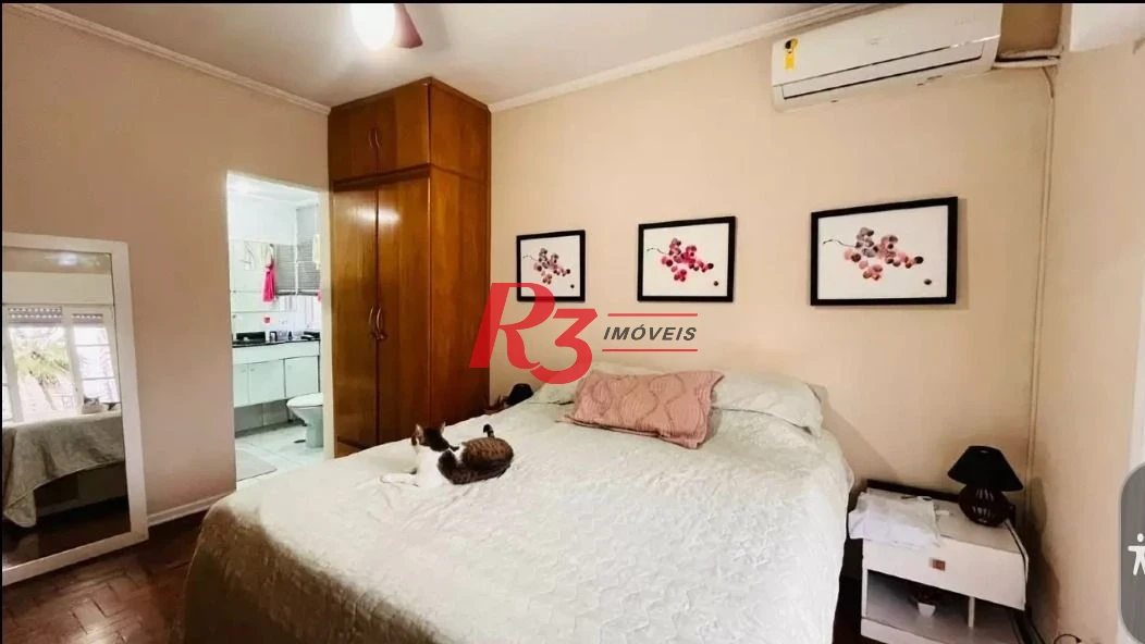 Apartamento com 3 dormitórios à venda, 122 m² por R$ 750.000,00 - Gonzaga - Santos/SP