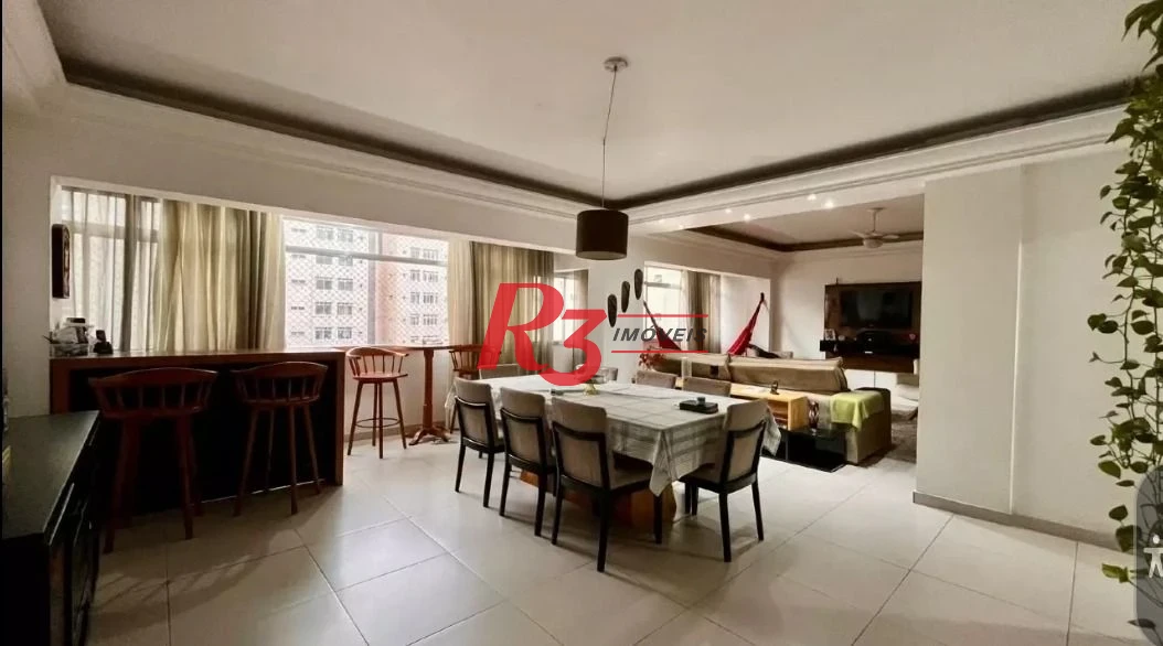 Apartamento com 3 dormitórios à venda, 122 m² por R$ 750.000,00 - Gonzaga - Santos/SP