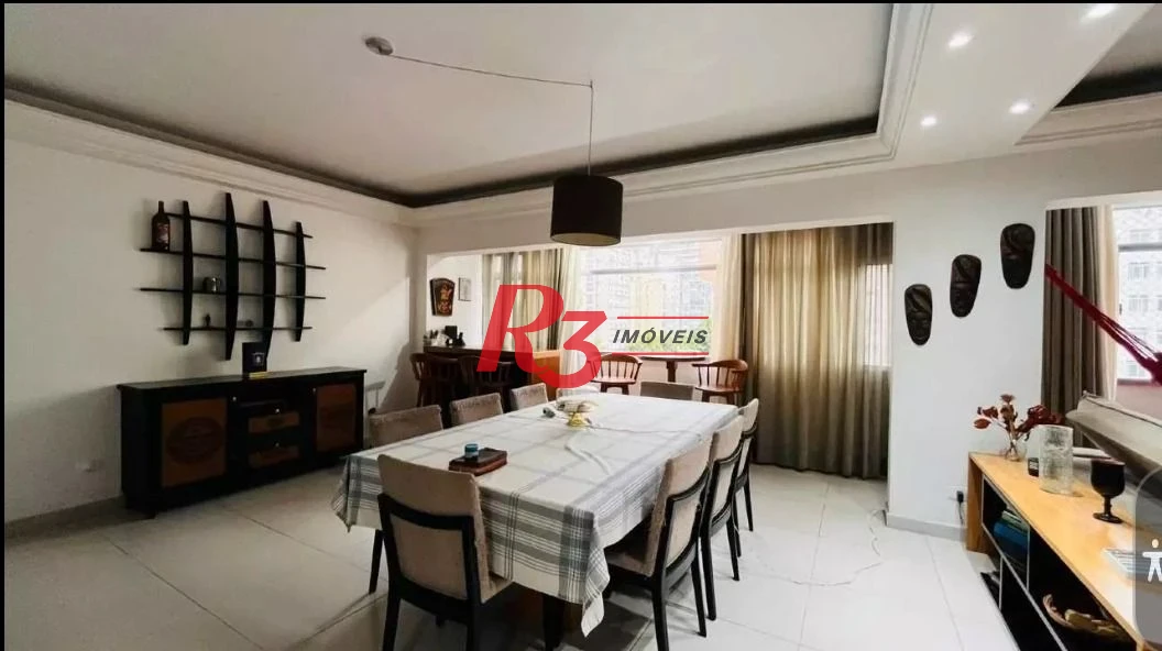 Apartamento com 3 dormitórios à venda, 122 m² por R$ 750.000,00 - Gonzaga - Santos/SP