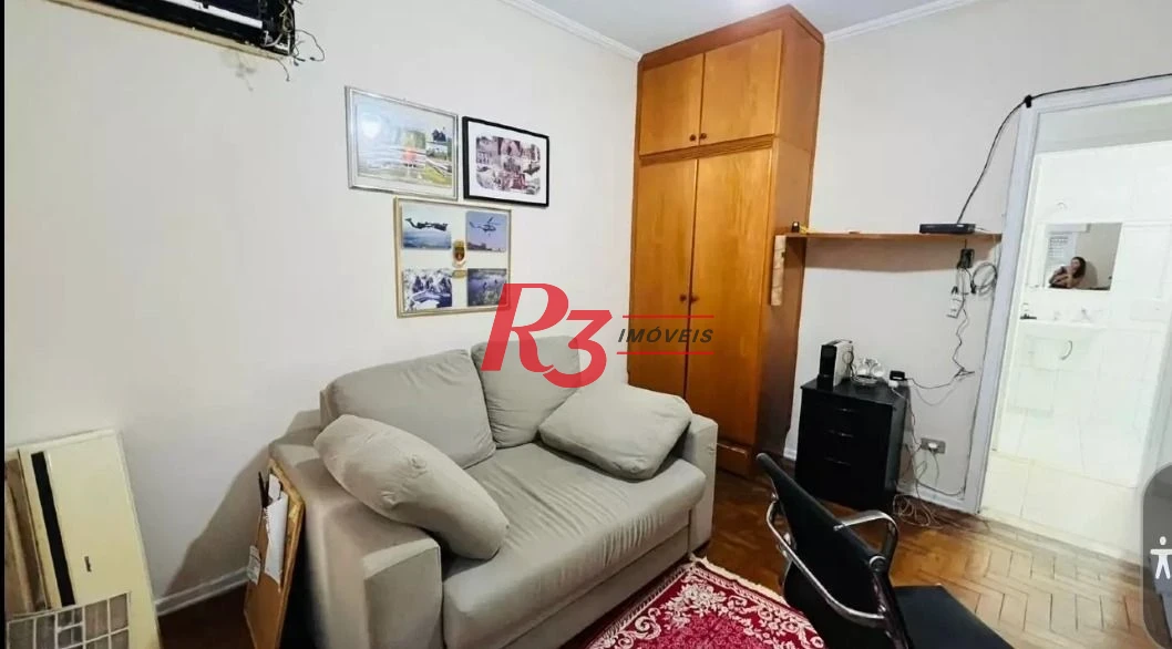 Apartamento com 3 dormitórios à venda, 122 m² por R$ 750.000,00 - Gonzaga - Santos/SP