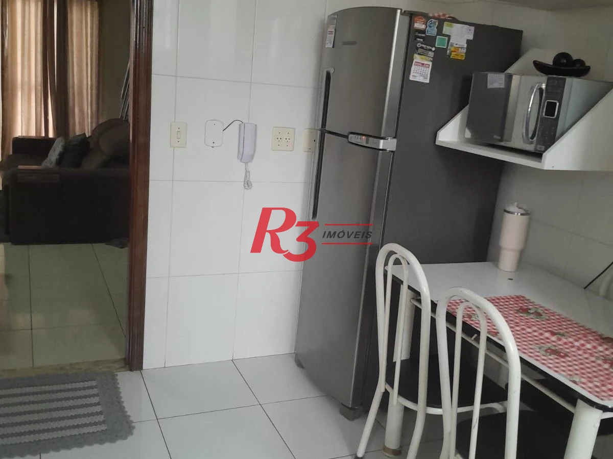 Village com 3 dormitórios à venda, 147 m² por R$ 520.000,00 - Estuário - Santos/SP