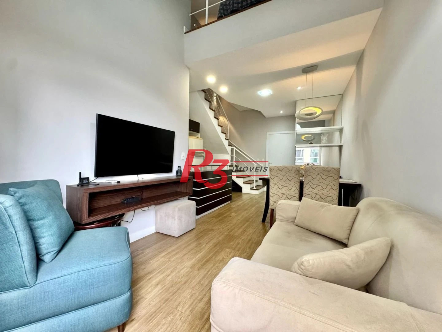 Apartamento com 1 dormitório à venda, 69 m² por R$ 650.000,00 - Gonzaga - Santos/SP