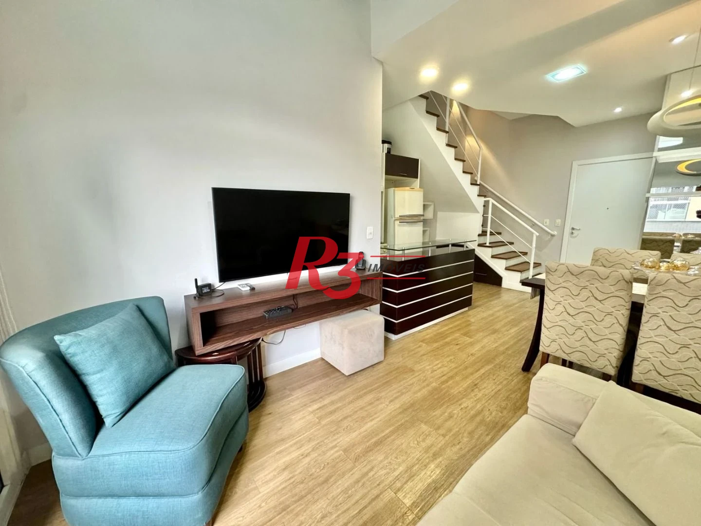 Apartamento com 1 dormitório à venda, 69 m² por R$ 650.000,00 - Gonzaga - Santos/SP