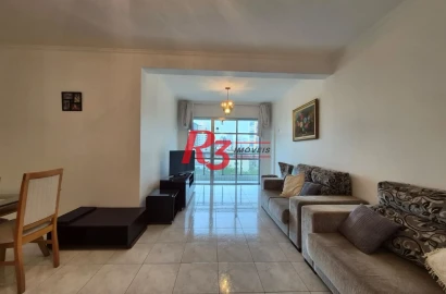 Apartamento com 3 dormitórios à venda, 135 m² por R$ 899.000,00 - Embaré - Santos/SP