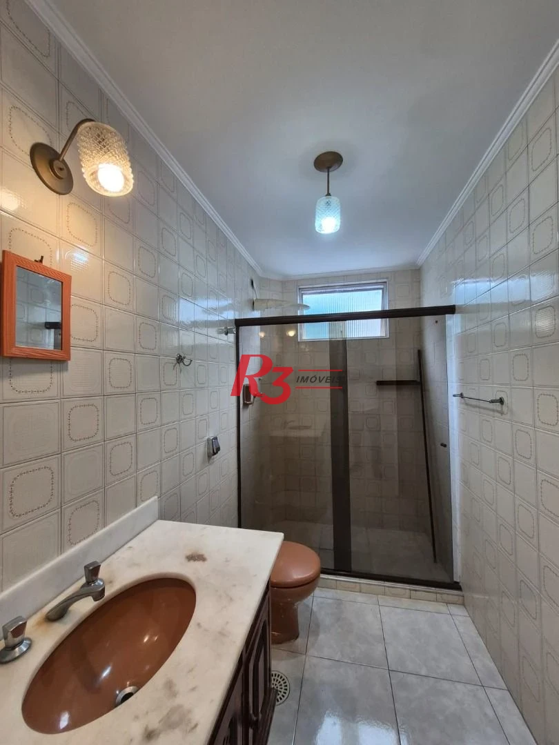Apartamento com 3 dormitórios à venda, 135 m² por R$ 899.000,00 - Embaré - Santos/SP